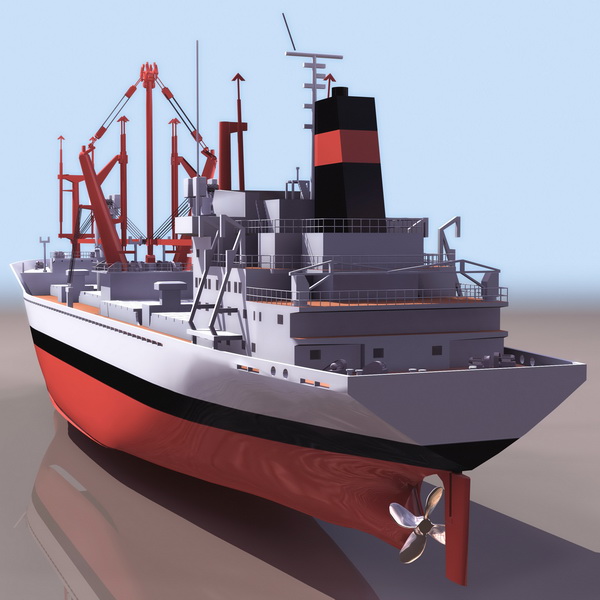 general cargo ship 3d model 3ds files free download