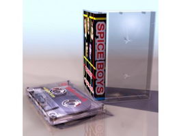 Audio cassette tap 3d preview