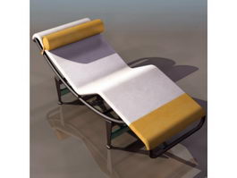 Le Corbusier chaise longue 3d preview