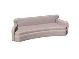 Office modern cushion couch 3d preview
