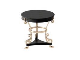 European style metal coffee table 3d preview