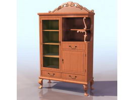 Antique sideboard 3d preview