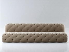 Floor cushion couch 3d model preview