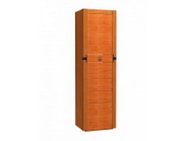 Office wood wardrobe 3d model preview