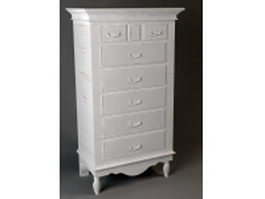 French style chest of drawers 3d preview
