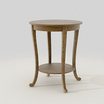 Decorate side table 3d rendering