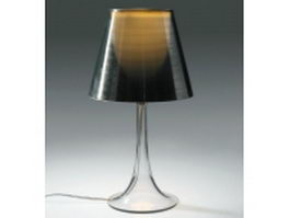 Glass table lamp 3d model preview
