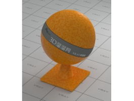 Shiny Orange vray material