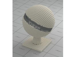 Wafer biscuit vray material