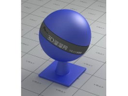 Light blue plastic vray material