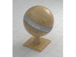 Golden emperador marble vray material