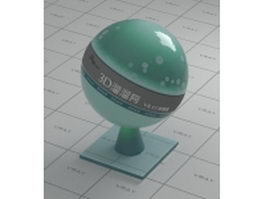 Ocean green vray material