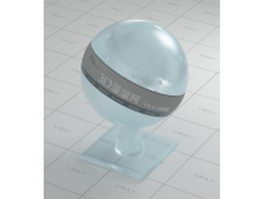 Light blue sandblasting glass vray material