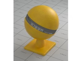 Golden pumpkin vray material