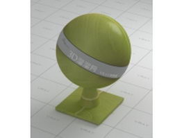 Lanceolate leaf vray material
