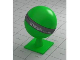Polished HIPS plastic vray material