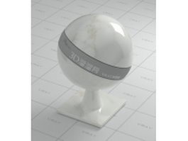 White marble tile vray material
