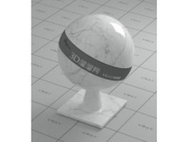 LabVader white marble vray material