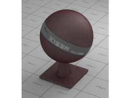 Grained leather - bon maroon vray material