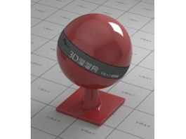 Car paint - metallic - cadmium maroon vray material