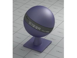 Car paint - metallic - medium purple vray material