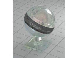 Reflective clear glass vray material