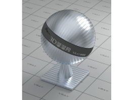 Bump aluminium alloy vray material