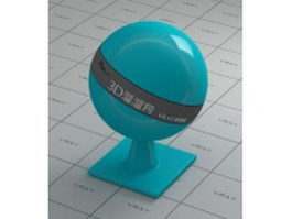 Fibre-reinforced plastic - medium turquoise vray material