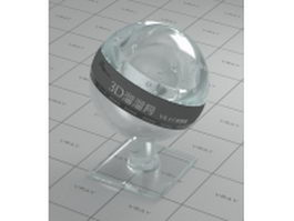 Acrylic glass - ocean vray material
