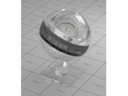 Object glass - bottle light vray material