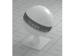 Object glass - milky white vray material