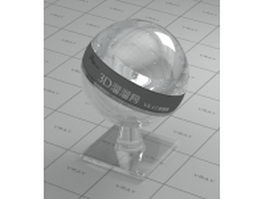 Architectural plate glass vray material
