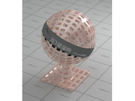 Copper mesh vray material