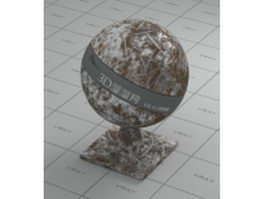 Scratch metal vray material