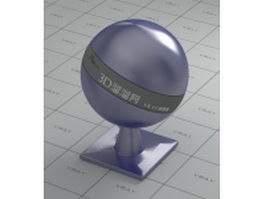 Metal blur blue vray material