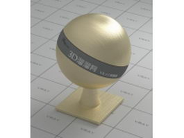 Gold brushed vray material