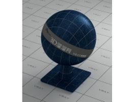 Polypropylene floor tile - dark blue vray material