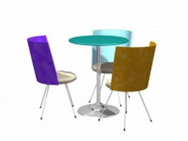 Office coffee table sets 3d preview