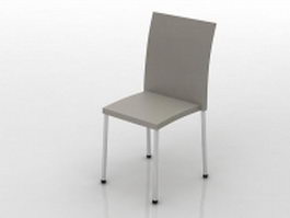 Restaurant dining chair 3d model preview