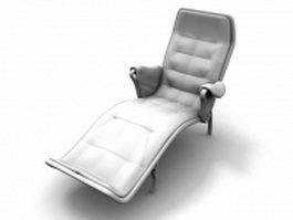 Reclining Lounge chair 3d preview