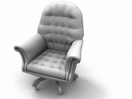 Revolving armchair 3d model preview