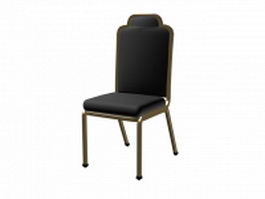 Aluminum banquet chair 3d preview
