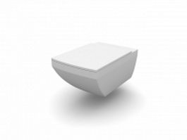 Wall hung toilet 3d preview