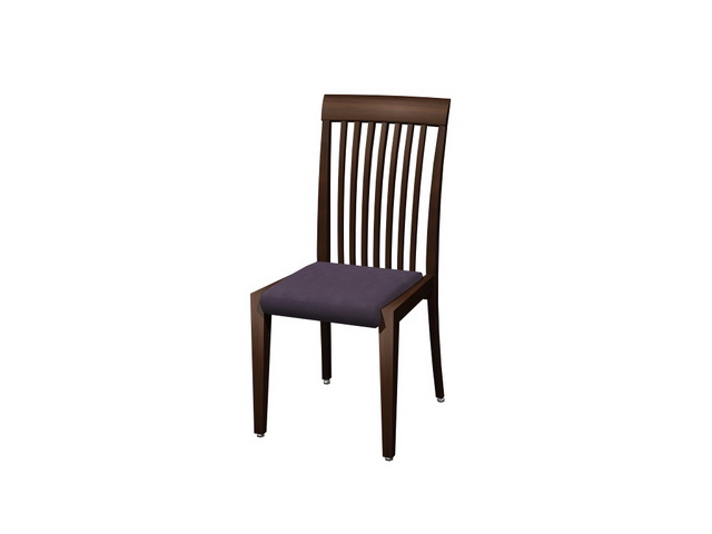 Minimalist dining chair 3d rendering