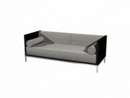 Minimalist sofa settee 3d model preview