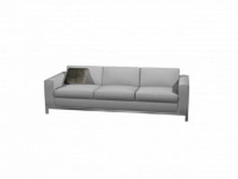 3 seater cushion couch 3d preview