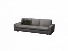Modern cloth sofa settee 3d model preview