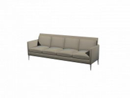 4 seater cushion couch 3d preview