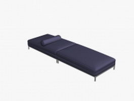 Minimalist sofa bed 3d preview