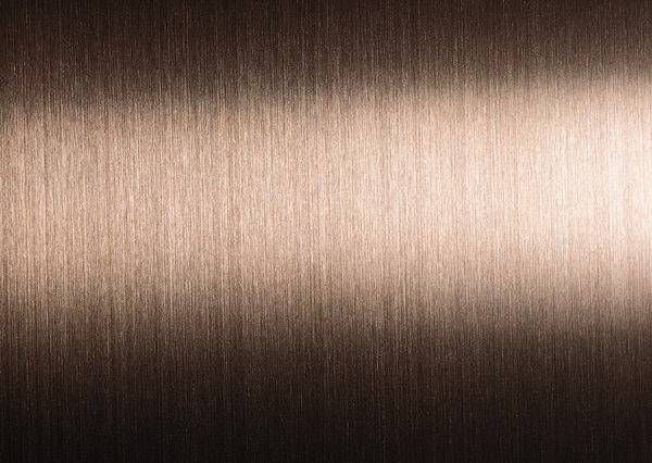 Brushed and polished brass texture
